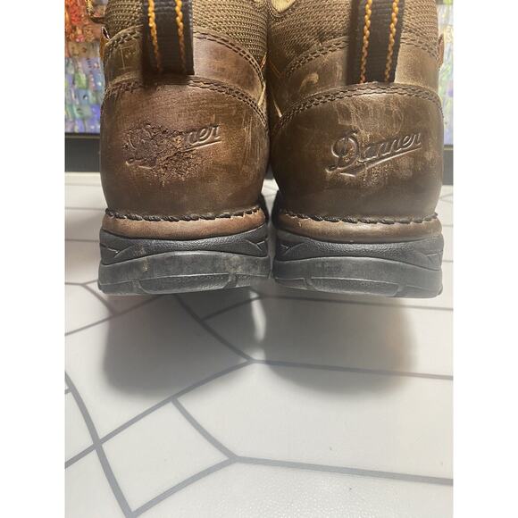 Danner Terra Force Hiker Brown/Orange Mens 9 Waterproof Boots